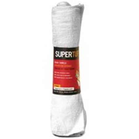 Trimaco 10756 White Terry Towels- 6 per Roll 3839115